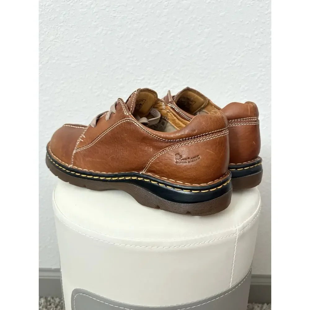 Dr. Martens Men’s Brown Leather Lace-Up Casual Oxford Shoes 11232 Size US 9